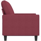  Dvosjed od tkanine crvena boja vina 120 cm | shoptok.hr