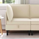  Kauč u kutu s ladicom Krem Baršun - Krem Kutna sofa | shoptok.hr
