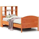 vidaXL Krevet s regalom za knjige bez madraca 100 x 200 cm od borovine | shoptok.hr