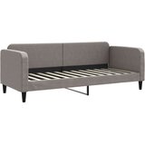  Dnevni krevet s madracem smeđesivi 80 x 200 cm od tkanine | shoptok.hr
