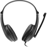 Canyon slušalke CHSU-1 basic PC headset with microphone, USB plug, leather pads, Flat cable length 2.0m, 160*60*160mm, 0.13kg, Black; - CNS-CHSU1B | Shoptok.si