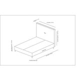 Hanah home krevet sonata 90 x 190 anthracite