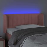 vidaXL LED posteljno vzglavje roza 93x16x78/88 cm žamet, (20951990) | Shoptok.si