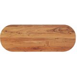 Stolna ploča 140x50x2,5 cm ovalna od masivnog drva bagrema | shoptok.hr