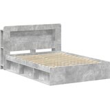  Okvir kreveta s pohranom Betonska siva 140 x 190 cm | shoptok.hr