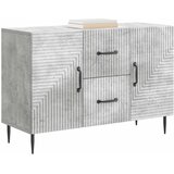  Kreveta Betonska siva 89 x 34,5 x 60 cm Konstruirano drvo | shoptok.hr