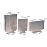 Livetastic Set Dekorativnih Vaz Silver, 3 Kos | Shoptok.si