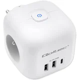 EXTENSÃO ELÉTRICA PARA COMPUTADOR E CELULAR, COM 3 TOMADAS AC, 2 USB E 1 USB-C., (5000261676)