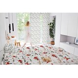 Butter Kings Bela/zelena zavesa iz bombažnega satena 110x250 cm Santa Likes Mistletoe – | Shoptok.si