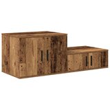  Omara za shranjevanje Stari les 127x41x40 cm Inženirski les | Shoptok.si
