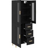  Highboard Crni hrast 69,5 x 34 x 180 cm Konstruirano drvo | shoptok.hr