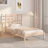 Okvir za krevet od masivnog drva 90 x 190 cm jednokrevetni | shoptok.hr