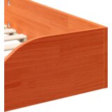 Krevet s daskama Smeđa 80 x 220 cm Čvrsta borova drva | shoptok.hr