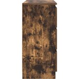  Komoda dimljeni hrast 80x35x76 cm inženirski les | Shoptok.si
