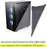Thermaltake Divider 500 ARGB Mid tower, tempered glass, 3x 120mm ARGB fan, 1x 120mm fan | Eponuda.ba