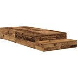  Krevet s ladicama s ladicama Staro drvo 80 cm Konstruirano drvo | shoptok.hr
