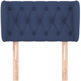  Uzglavlje s ušima plavo 83x23x78/88 cm od tkanine | Eponuda.com