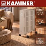 Kaminer Arvell WiFi oljni radiator, 2500 W, 11 reber, bela | Shoptok.si