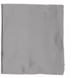 Temno siva napenjalna rjuha iz bombažnega satena 140x200 cm –