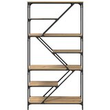 vidaXL Polica Umjetnički hrast 91 x 36 x 176 cm Konstruirano drvo | shoptok.hr