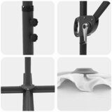  Suncobran Pijesak 372 x 198 x 243 cm Poliester i aluminij | shoptok.hr