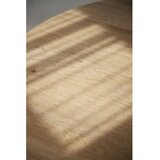 Rowico Okrogla raztegljiva jedilna miza v hrastovem dekorju v naravni barvi ø 130 cm Glenside – | Shoptok.si