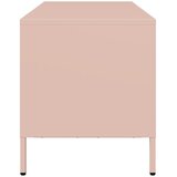 TV ormarić ružičasti 101,5 x 39 x 43,5 cm hladno valjani čelik | Eponuda.com