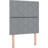 vidaXL LED vzglavnik z diamantnimi bloki svetlo sive barve 80 cm, vzglavnik z diamantnimi bloki svetlo sive barve 160 cm | Shoptok.si