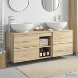  Set namještaja za kupaonicu 3 kom. Hrast sonoma | shoptok.hr