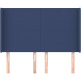  Uzglavlje s ušima plavi 147x16x118/128 cm od tkanine | shoptok.hr