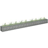 vidaXL Visoka greda gabion pocinkano jeklo 360x30x30 cm Cene