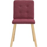  Jedilni stoli 4 kosi vinsko rdeče blago, (21822349) | Shoptok.si
