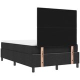  s opruga kutije s jastukom Crna 120 x 190 cm tkanina | shoptok.hr