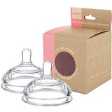 Haakaa cucelj silikon 3. gen, počasen pretok, 2 kos | Shoptok.si