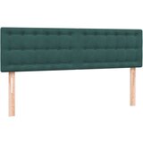 Box Spring krevet s madracem tamno zeleni 160x220 cm baršun | shoptok.hr