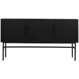 Light & Living Črna nizka komoda iz masivnega manga 150x80 cm Abage – | Shoptok.si