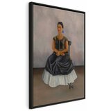  Slika - Frida Kahlo – Itzcuintli Dog with Me 40x60 U crnom drvenom okviru | shoptok.hr