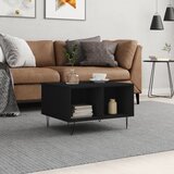 vidaXL Stolić za kavu crni 60x50x36 5 cm od konstruiranog drva Cijene