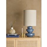 Bloomingville Modra namizna svetilka s tekstilnim senčilom (višina 51 cm) Fabiola – | Shoptok.si