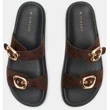 Sinsay Natikače s dva remena i ukrasnim kopčama | shoptok.hr