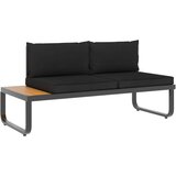 vidaXL 5dijelna vrtna kutna garnitura s jastucima od aluminija i WPC-a | shoptok.hr
