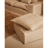 Kave Home Bež lanen tabure Anarela – | Shoptok.si