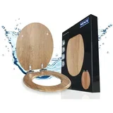 WC daska s automatskim zatvaranjem 37 x 43 cm Oak –