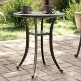 vidaXL Vrtni stol brončani Ø48x53 cm od lijevanog aluminija | shoptok.hr