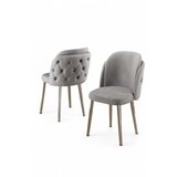 Hanah home set stolica (4 komada) axle grey chrome Cene