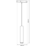  LED luster na sajli za šinski sistem MAGNETIC TRACK LED/7W/48V | Eponuda.com