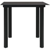  5-dijelni vrtni blagovaonski set od PVC ratana crni | shoptok.hr
