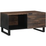 vidaXL Klubska miza 80x50x40 cm Trden les Mangova in obdelan les | Shoptok.si