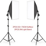  Fotografski svetlobni komplet, zasnova softbox, nastavljiv svetlobni stojalo, brez žarnic brez torbe, (5000163082) | Shoptok.si