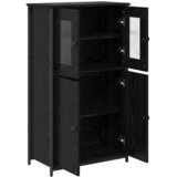  Highboard Crni hrast 62 x 32 x 106,5 cm Konstruirano drvo | shoptok.hr